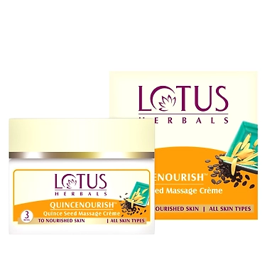 Lotus Herbals QUINCENOURISH Quince Seed Massage CrÃ¨me_250 gm-