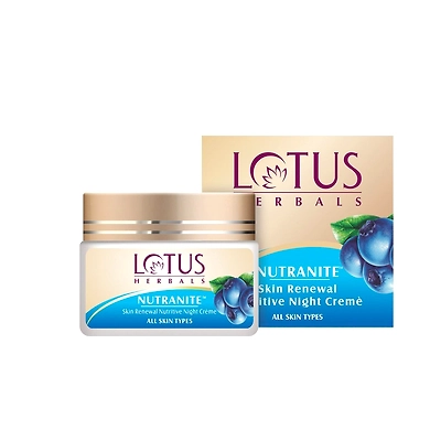 Lotus Herbals NUTRANITE Skin Renewal Nutritive Night CrÃ¨me_50 gm-