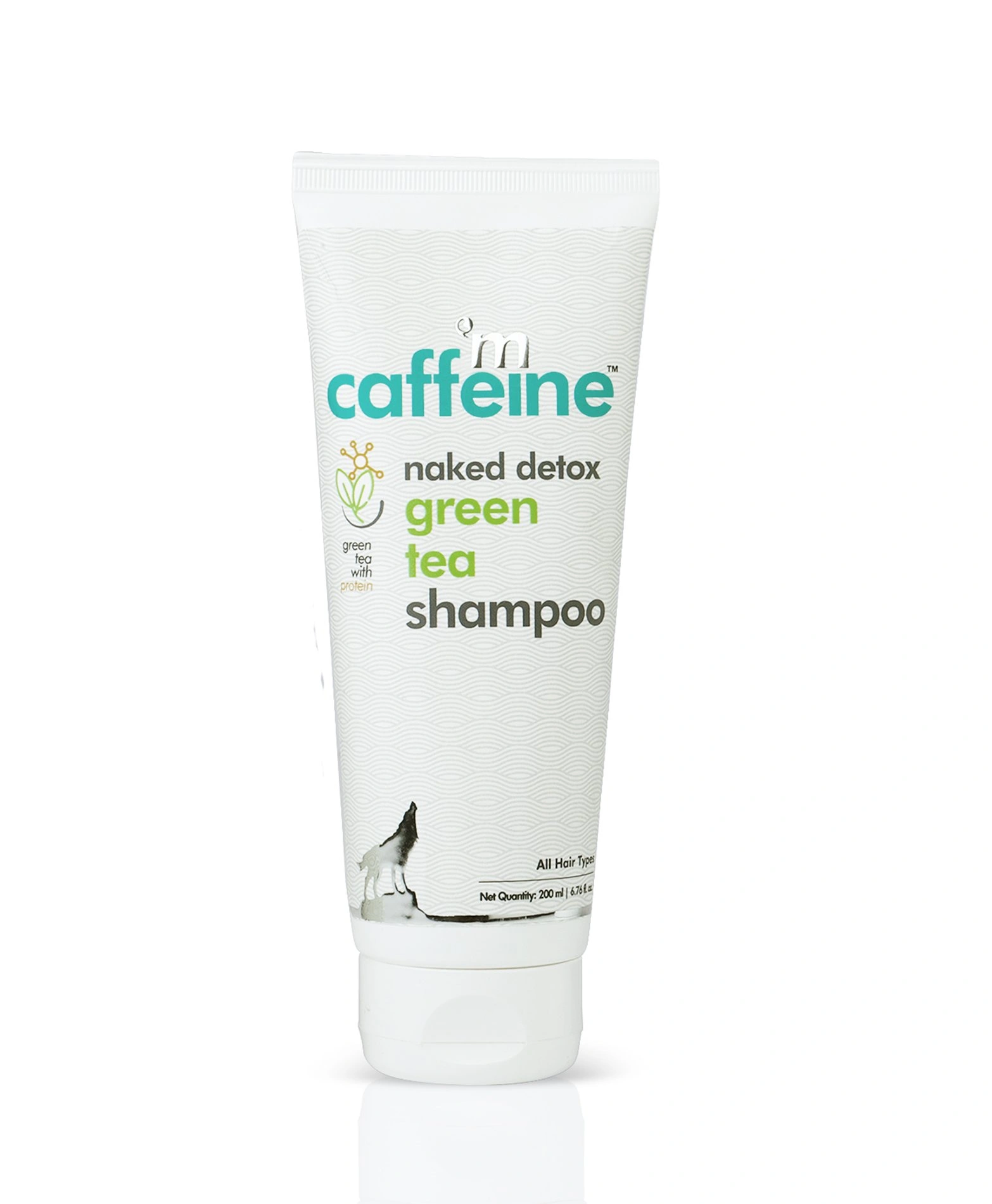 Naked Detox Green Tea Shampoo with Protein, 200ml - SLS &amp; Paraben Free-