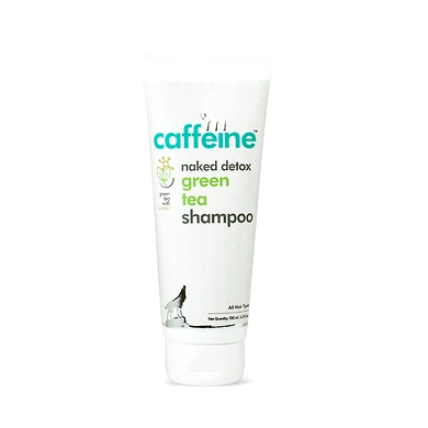 Naked Detox Green Tea Shampoo with Protein, 200ml - SLS &amp; Paraben Free-