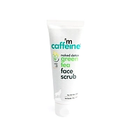 Naked Detox Green Tea Face Scrub with Vitamin C & Hyaluronic Acid, 100 gm