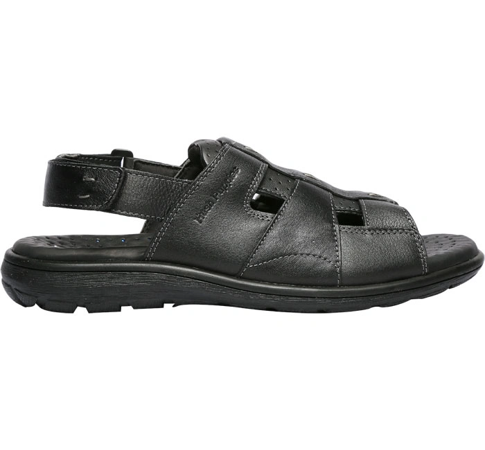 Black Sandals for Men-8-Black-1