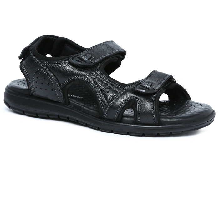 Black Sandals for Men-6-Black-1