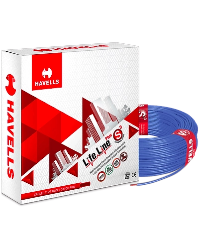 Life Line Plus S3 HRFR Cables 1.0 SQ. mm
Heat Resistant Flame Retardant 90 m Blue-