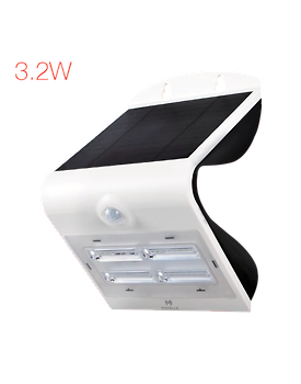 Solazen IP54 wall light (White)
3.2W LED with PIR sensor and inbuilt Solar charge module