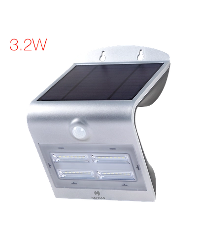Solazen IP54 wall light (Grey)
3.2W LED with PIR sensor and inbuilt Solar charge module-