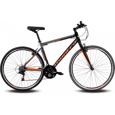Montra Trance Pro 2019 Carbon Black with Graphite Grey/Neon Orange Graphics-