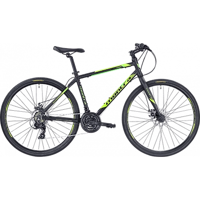 Montra Downtown 2019 Carbon Black with Neon Green Graphics-