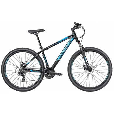 Montra Madrock 2019 27.5T Medium Charcoal Black with Cyan Graphics-