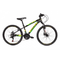 Montra DTR 24  Matte Black/Yellow/Green