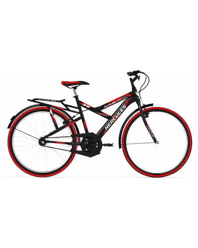 Hercules Kombat RF 26T Black with Red-