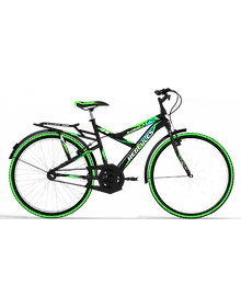 Hercules Kombat RF 26T  Black with Green