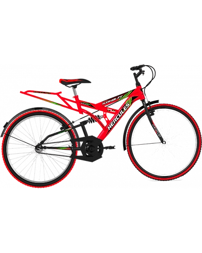 Hercules Kombat EX 26T Red with Black-