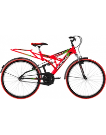 Hercules Kombat ZX 26T Red with Black