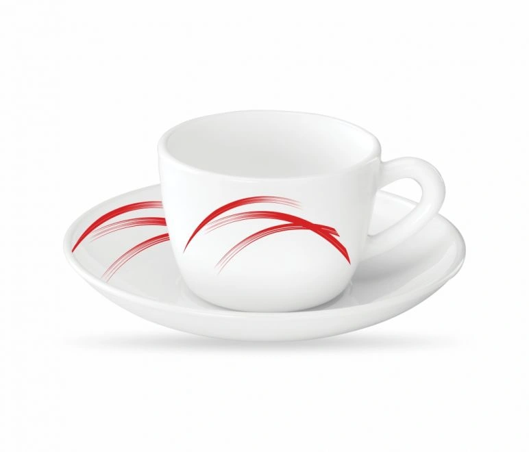 Red Stella Cup &amp; Saucer Set-