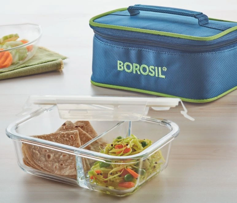 Split Duo Microwavable Glass LunchBox-