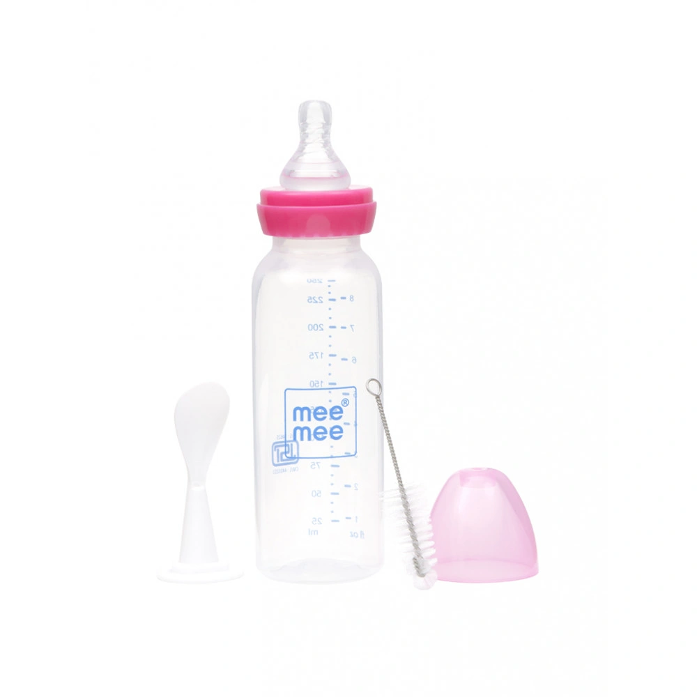 PREMIUM BABY FEEDING BOTTLE WITH SPOON-250  ML-1