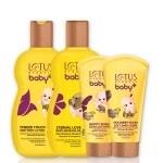 LOTUS HERBALS BABY+ BODY LOTION 100ML + MASSAGE OIL 100ML + DIAPER RASH CRÈME+ FEATHERY PECKS CRÈME 50G-