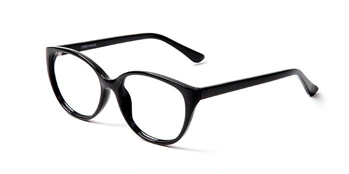 GRAVIATE by Coolwinks E12B5694 Glossy Black Full Frame Cateye Eyeglasses for Women-BLACK-1