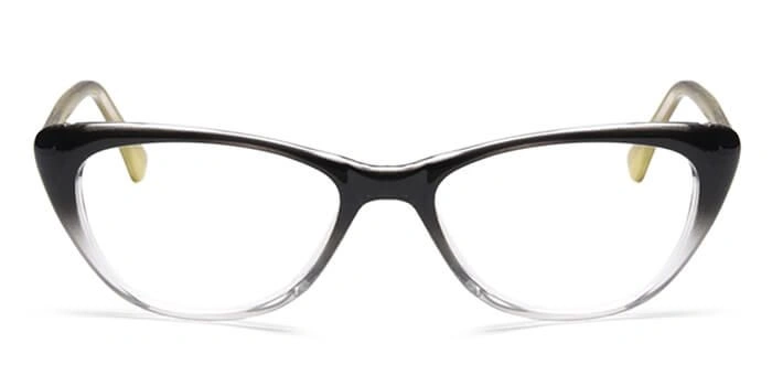 GRAVIATE by Coolwinks E12B6532 Glossy Black Full Frame Cateye Eyeglasses for Women-