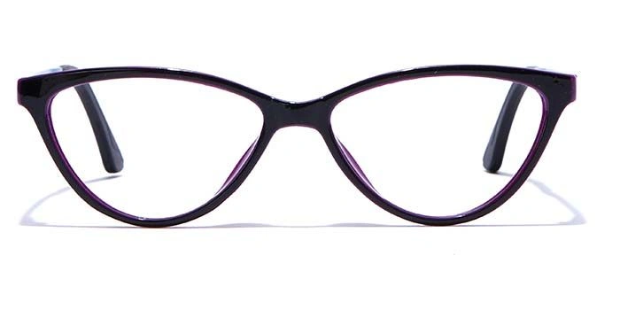 GRAVIATE by Coolwinks E12C7657 Glossy Black Full Frame Cateye Eyeglasses for Women-