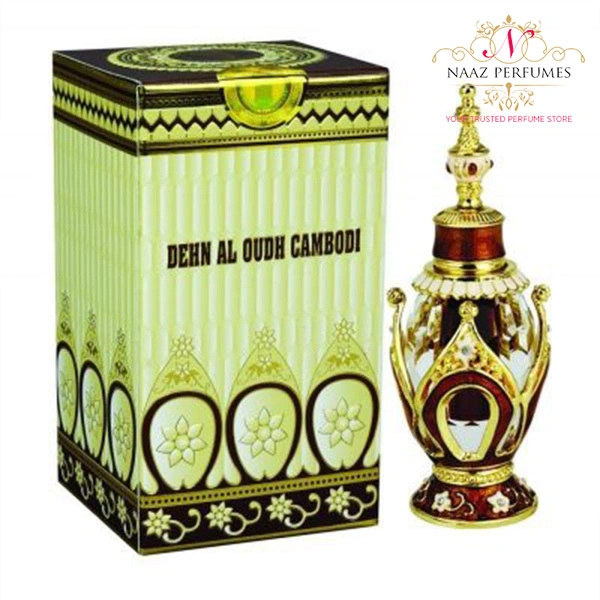 Haramain Dehn Al Oudh Cambodi 3ml  Perfume Oil By Al Haramain Dubai-