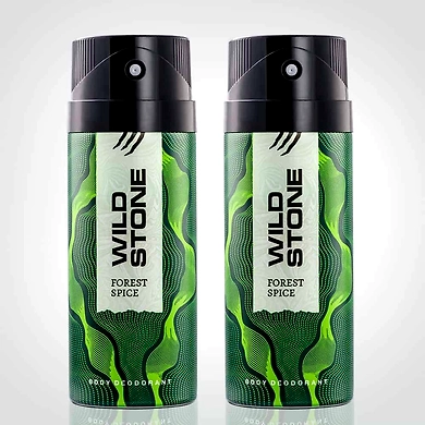Wild Stone Forest Spice Deodorant – 150 ml each (Pack of 2)-