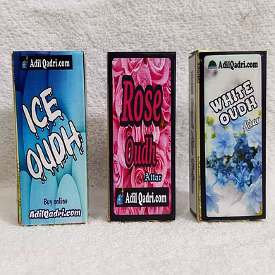 Buy 3 Attar At Price of 2 (Attar Combo) Adil Qadri -Rose Oudh, White Oudh,Ice oudh-