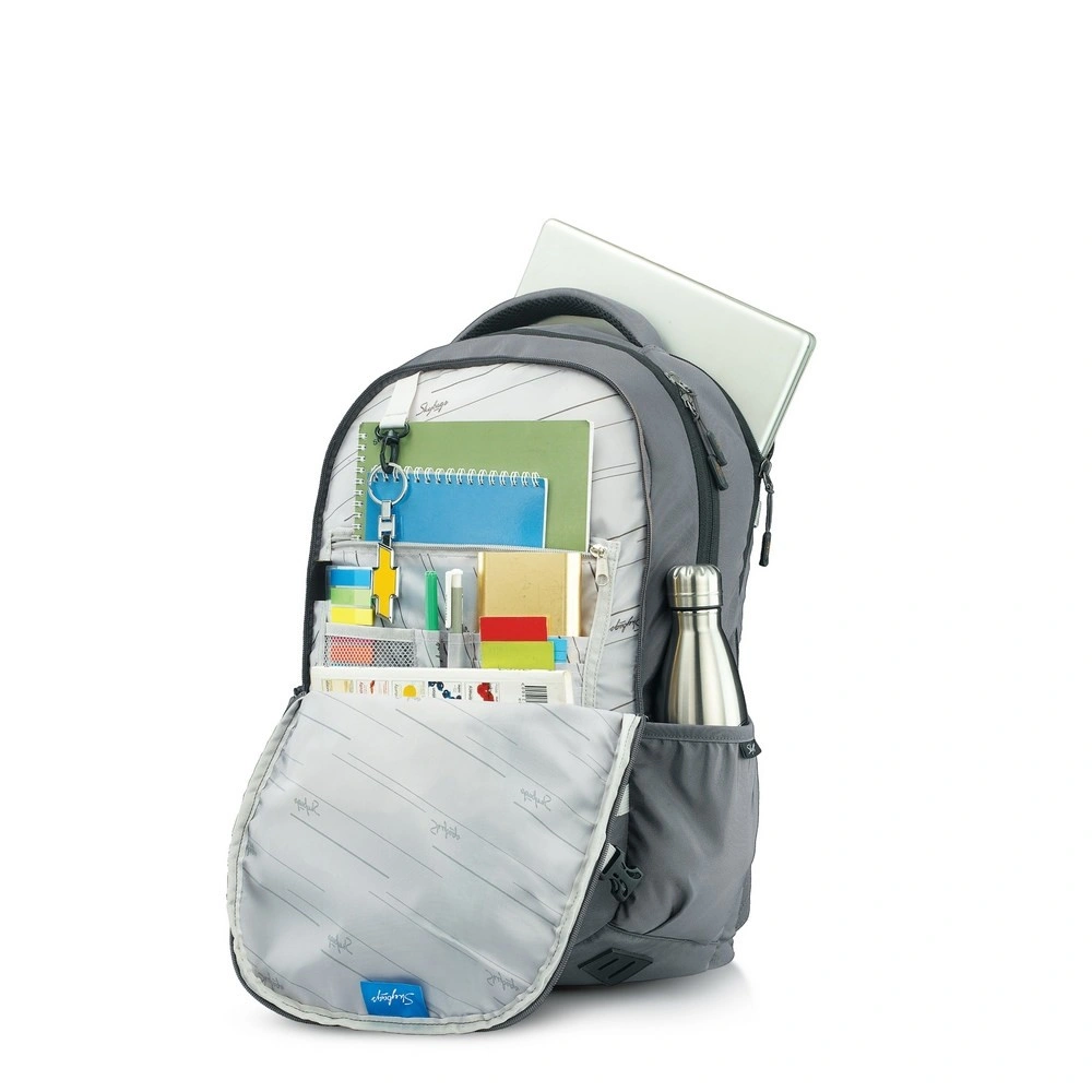 TECKIE 01 LAPTOP BACKPACK-GREY-2