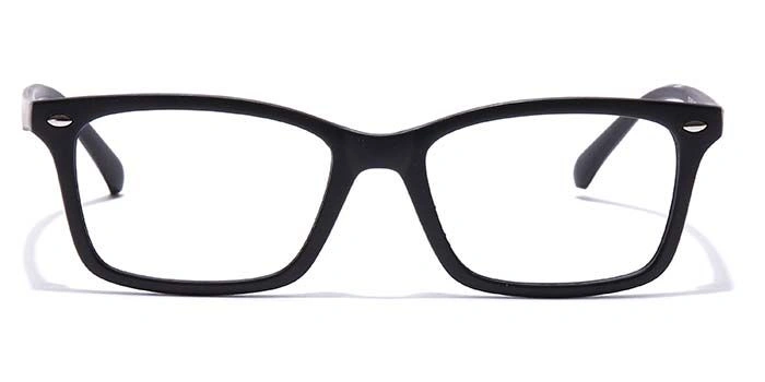 GRAVIATE by Coolwinks E12A7127 Matte Black Full Frame Rectangle Eyeglasses for Kids-