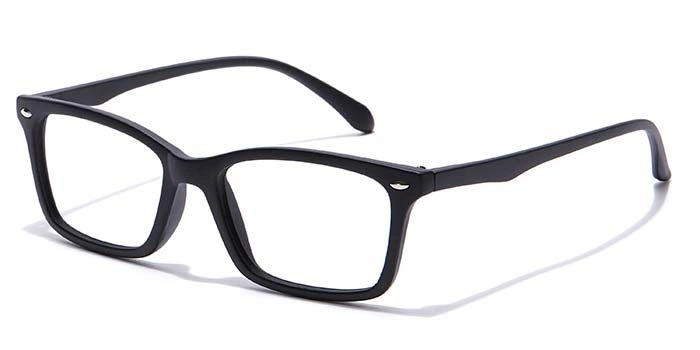 GRAVIATE by Coolwinks E12A7127 Matte Black Full Frame Rectangle Eyeglasses for Kids-BLACK-1