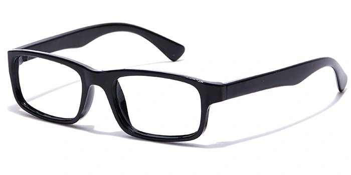 GRAVIATE by Coolwinks E12A7136 Glossy Black Full Frame Rectangle Eyeglasses for Kids-BLACK-1