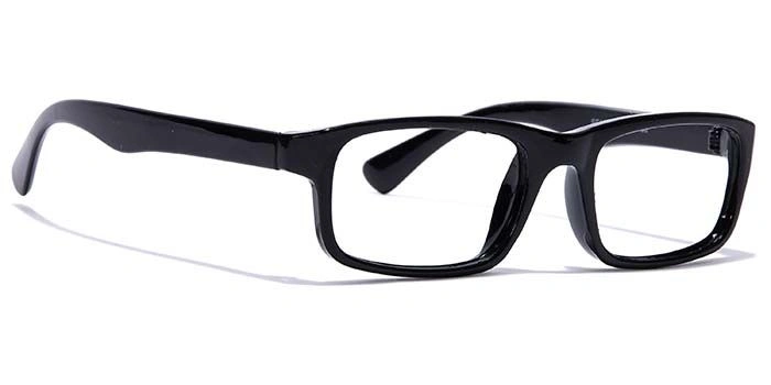 GRAVIATE by Coolwinks E12A7136 Glossy Black Full Frame Rectangle Eyeglasses for Kids-BLACK-2