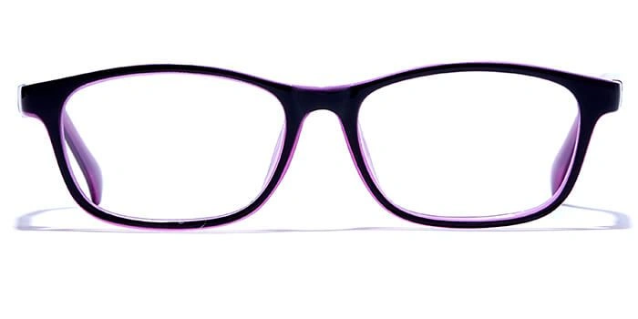 GRAVIATE by Coolwinks E12B6459 Glossy Black Full Frame Rectangle Eyeglasses for Kids-