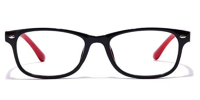 GRAVIATE by Coolwinks E12B7142 Glossy Black Full Frame Rectangle Eyeglasses for Kids-