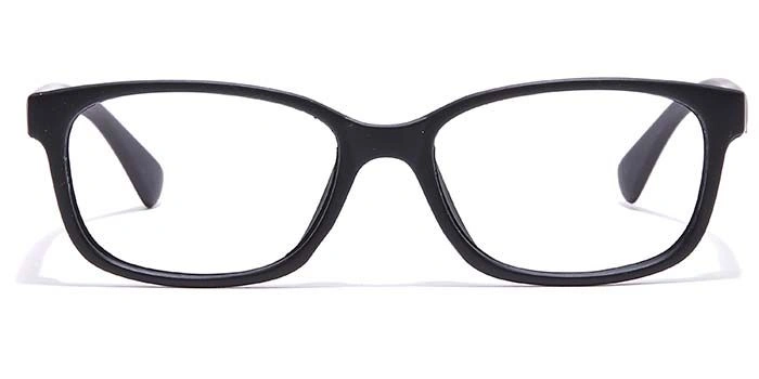 GRAVIATE by Coolwinks E12C7122 Matte Black Full Frame Rectangle Eyeglasses for Kids-