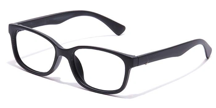 GRAVIATE by Coolwinks E12C7122 Matte Black Full Frame Rectangle Eyeglasses for Kids-BLACK-1