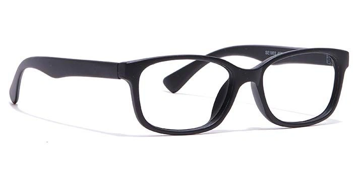 GRAVIATE by Coolwinks E12C7122 Matte Black Full Frame Rectangle Eyeglasses for Kids-BLACK-2