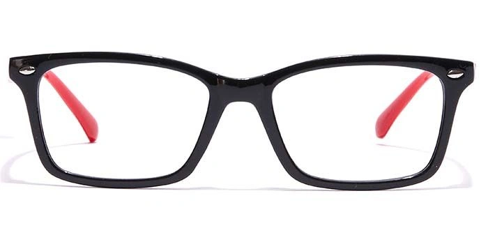 GRAVIATE by Coolwinks E12C7125 Glossy Black Full Frame Rectangle Eyeglasses for Kids-