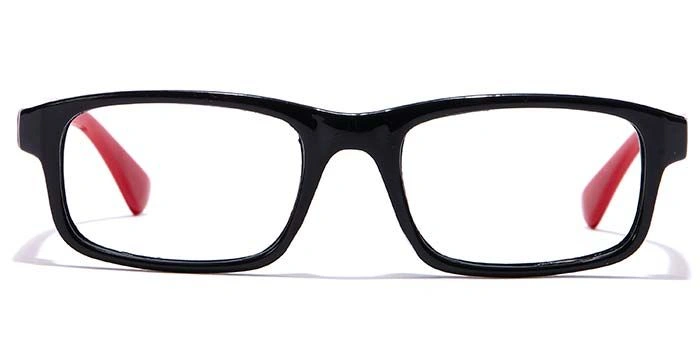 GRAVIATE by Coolwinks E12C7136 Glossy Black Full Frame Rectangle Eyeglasses for Kids-