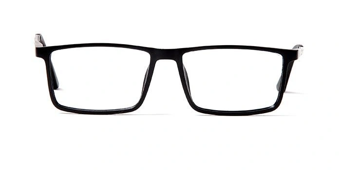 GRAVIATE by Coolwinks E12A5615 Matte Black Full Frame Rectangle Eyeglasses for Men and Women-