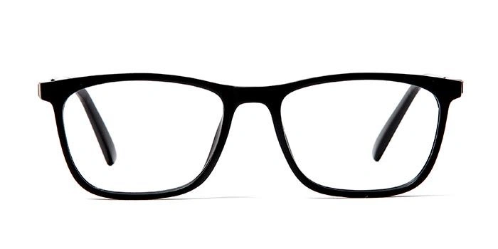 GRAVIATE by Coolwinks E12A5638 Matte Black Full Frame Rectangle Eyeglasses for Men and Women-