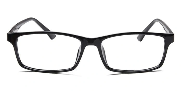 GRAVIATE by Coolwinks E12A6547 Glossy Black Full Frame Rectangle Eyeglasses for Men and Women-