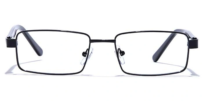 GRAVIATE by Coolwinks E12A6822 Glossy Black Full Frame Rectangle Eyeglasses for Men and Women-