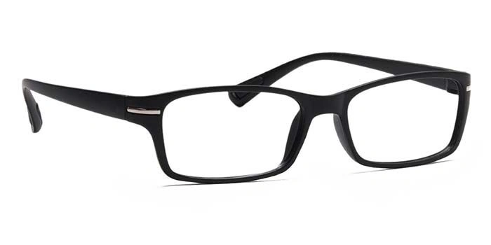 GRAVIATE by Coolwinks E12A6909 Matte Black Full Frame Rectangle Eyeglasses for Men and Women-BLACK-2