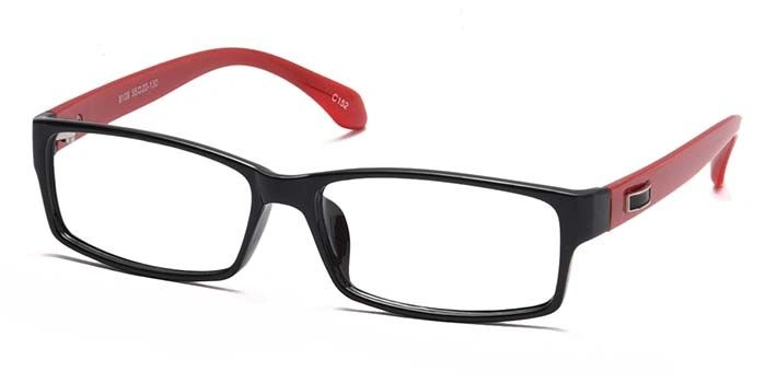 GRAVIATE by Coolwinks E12A6912 Glossy Black Full Frame Rectangle Eyeglasses for Men and Women-BLACK-1