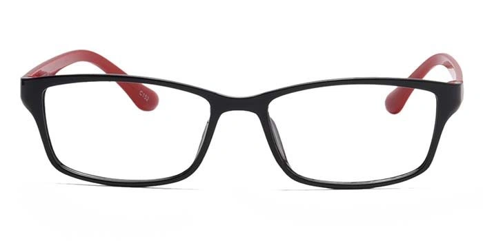 GRAVIATE by Coolwinks E12A6919 Glossy Black Full Frame Rectangle Eyeglasses for Men and Women-