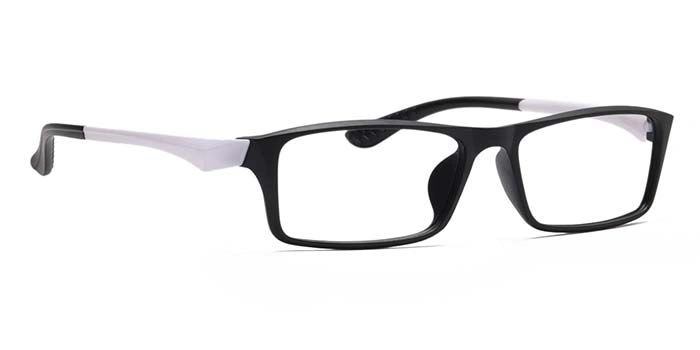 GRAVIATE by Coolwinks E12A6921 Matte Black Full Frame Rectangle Eyeglasses for Men and Women-BLACK-2