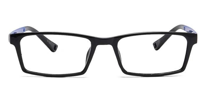 GRAVIATE by Coolwinks E12A6925 Glossy Black Full Frame Rectangle Eyeglasses for Men and Women-