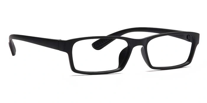 GRAVIATE by Coolwinks E12A6934 Matte Black Full Frame Rectangle Eyeglasses for Men and Women-BLACK-2